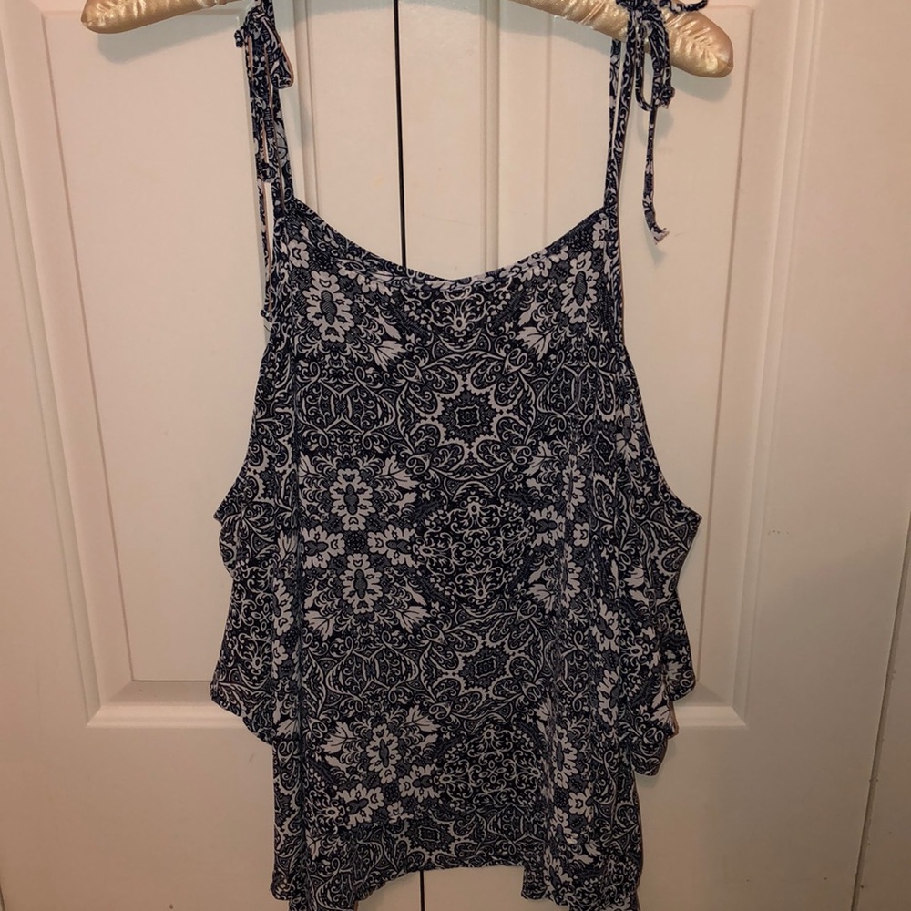 Off the shoulder layered top